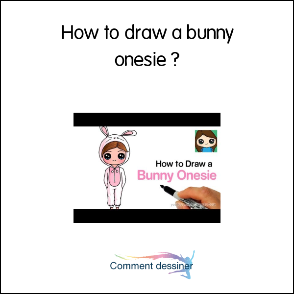 How to draw a bunny onesie
